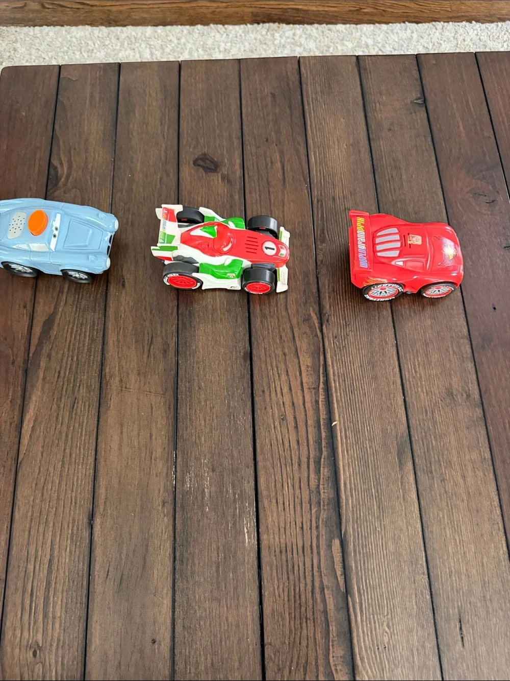 Disney Pixar Shake N Go Vintage Lot Of 3-Fin Mcmissile, Francesco, Mc Queen